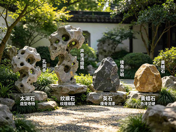 庭院假山造景一般选用哪种石材？价格有什么区别？